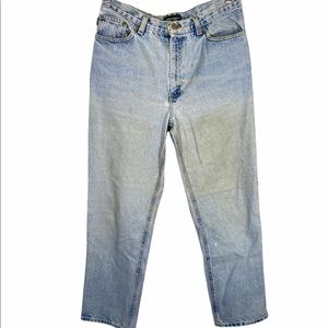 Vintage Lauren Ralph Lauren Jeans Womens 12 High Rise Light Wash Mom